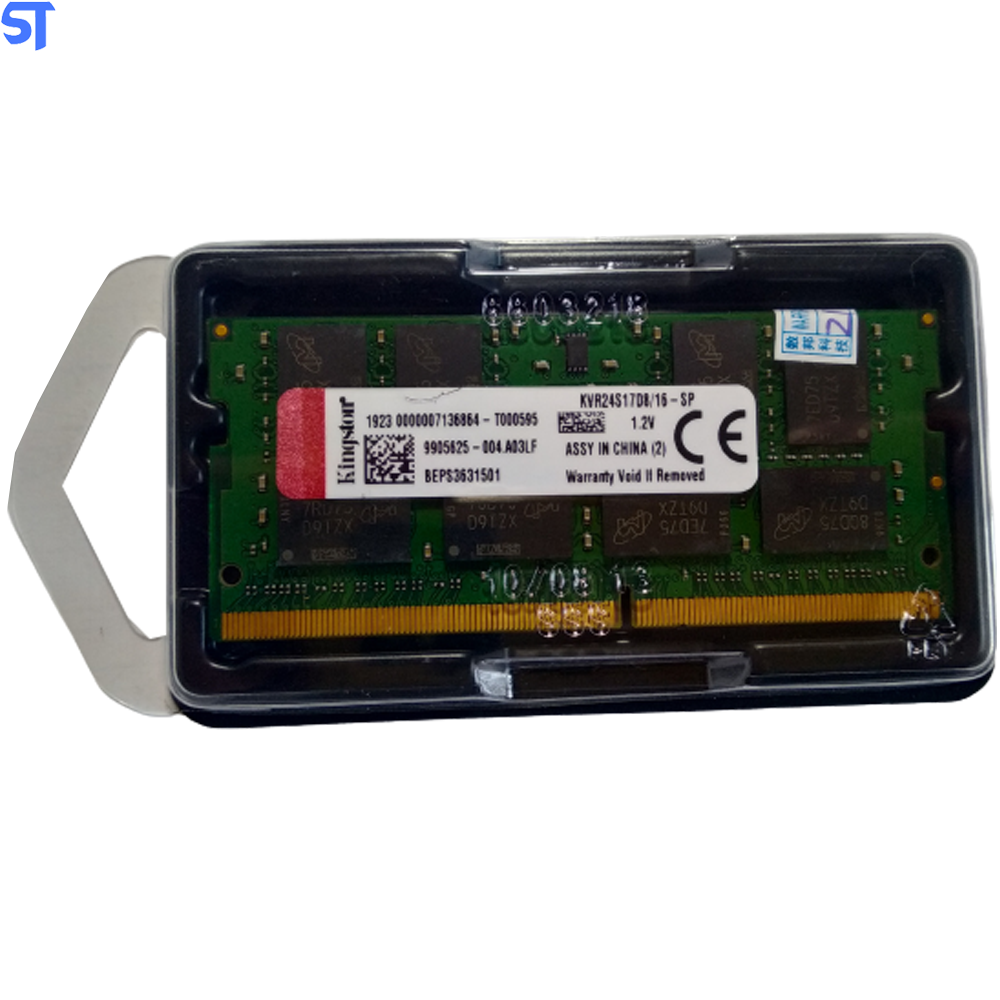 Memória Ram Notebook 16GB Kingston KVR24S17D8/16 2400Mhz DDR4 - Verde
